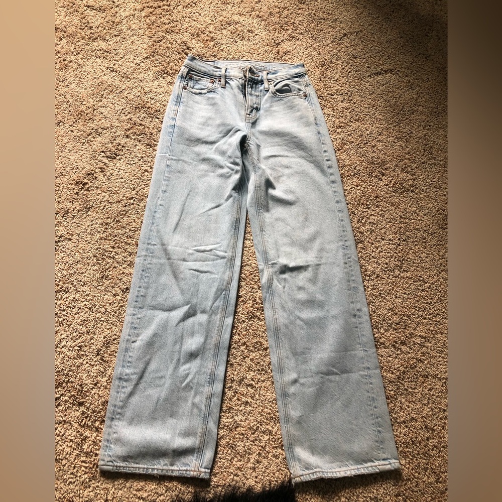 Straight leg jeans